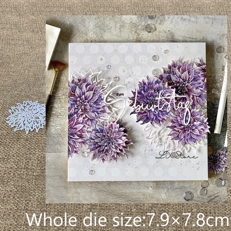 Дизайн ремесло металлические высечки цветок фон украшения Скрапбукинг альбом бумага карты ремесло тиснение высечки