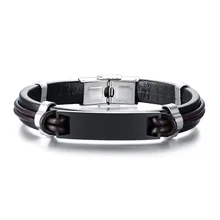 JHSL, натуральная кожа, для мужчин, State, для мужчин, t ID браслеты и браслеты, модные ювелирные изделия, подарок для бойфренда, Новое поступление, Прямая поставка, поставщик