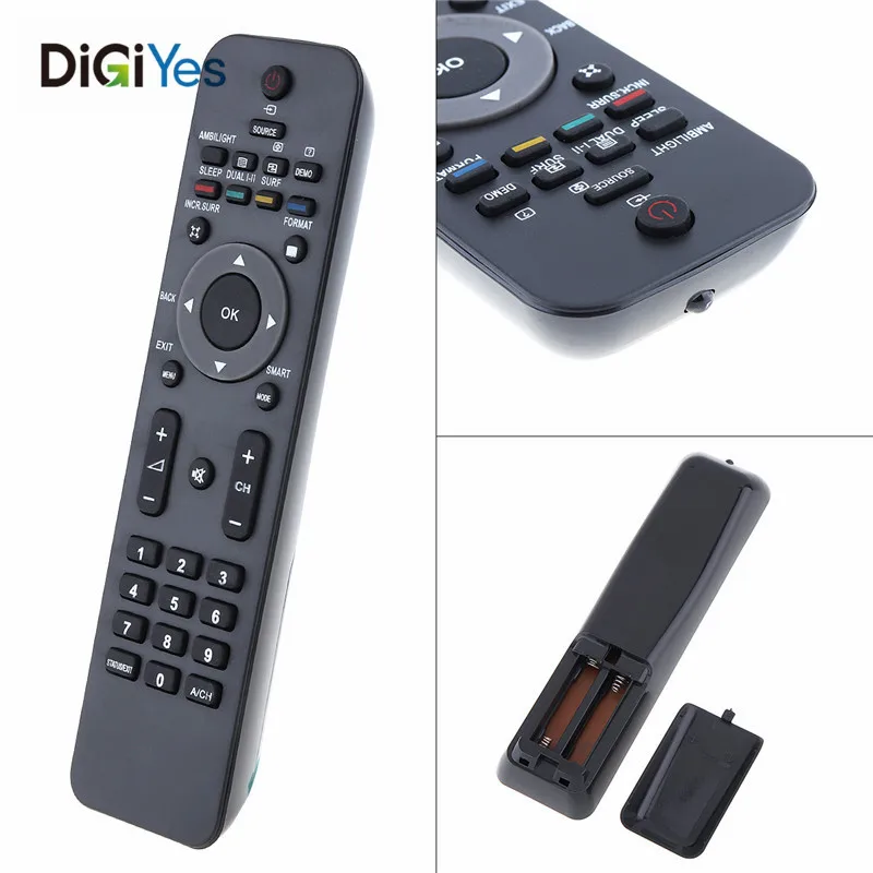 

LCD LED TV Remote Control Replacement Support 2 x AAA Batteries with Long Transmission Distance for Philips 52PFL7704D / 47PFL77