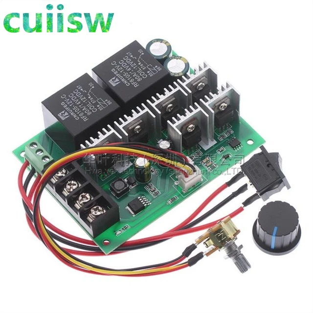 PWM DC Motor Speed Controller - 10V-50V 40A With Forward/Reverse Switch (Model: CCM6DS-B)