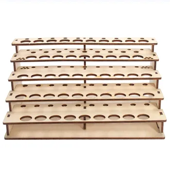 

Hot Wooden Pigment Bottle Storage Organizer Color Paint Ink Brush Stand Rack Modular Holder Home School Drawing Tool Organizer