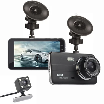 

T678 Car DVR 2 Cameras Lens 4.0 Inch Dash Camera Dual Lens With Rearview Camera Video Recorder Auto Registrator DVR Dash Cam 5