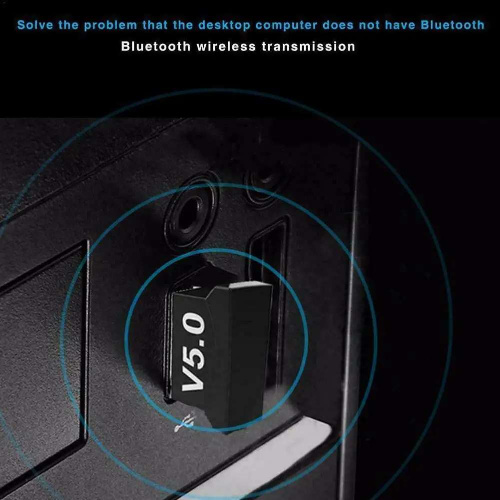 USB Bluetooth 5,0 адаптер передатчик Bluetooth приемник аудио Bluetooth ключ беспроводной USB адаптер для компьютера ПК ноутбука