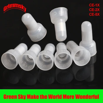 

100Pcs/Lot CE-1X CE-2X CE-5X Nylon PA66 Crimp Caps Closed End Terminal Connector