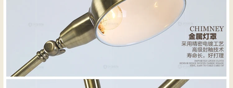 Лампа может быть отрегулирована для восстановления гостиной спальня пол Nordic минималистский Творческий прикроватный стол лампа