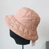 2022 New Windproof Women Hats Plain Bucket Hat Warm Cap Ladies Winter Hat fashion cloth hat Cheap all-match Outdoor Hat ► Photo 2/6