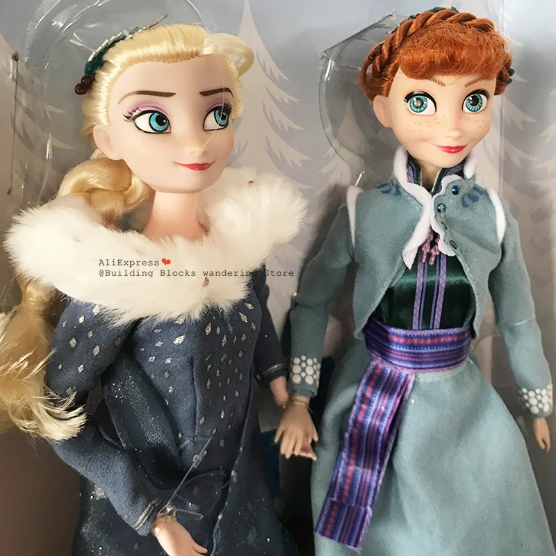 30 см Высокое качество Анна и Эльза Boneca Эльза Кукла оригинальная коробка Fever 2 Принцесса Одежда для кукол фигурки девочек игрушки для детей