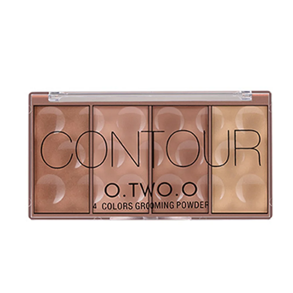 02 With Palette Blush Set Long Lasting Home Use Highlighter Salon Party Makeup Powder Natural Supplies Tool Facial Cosmetic - Color: 02