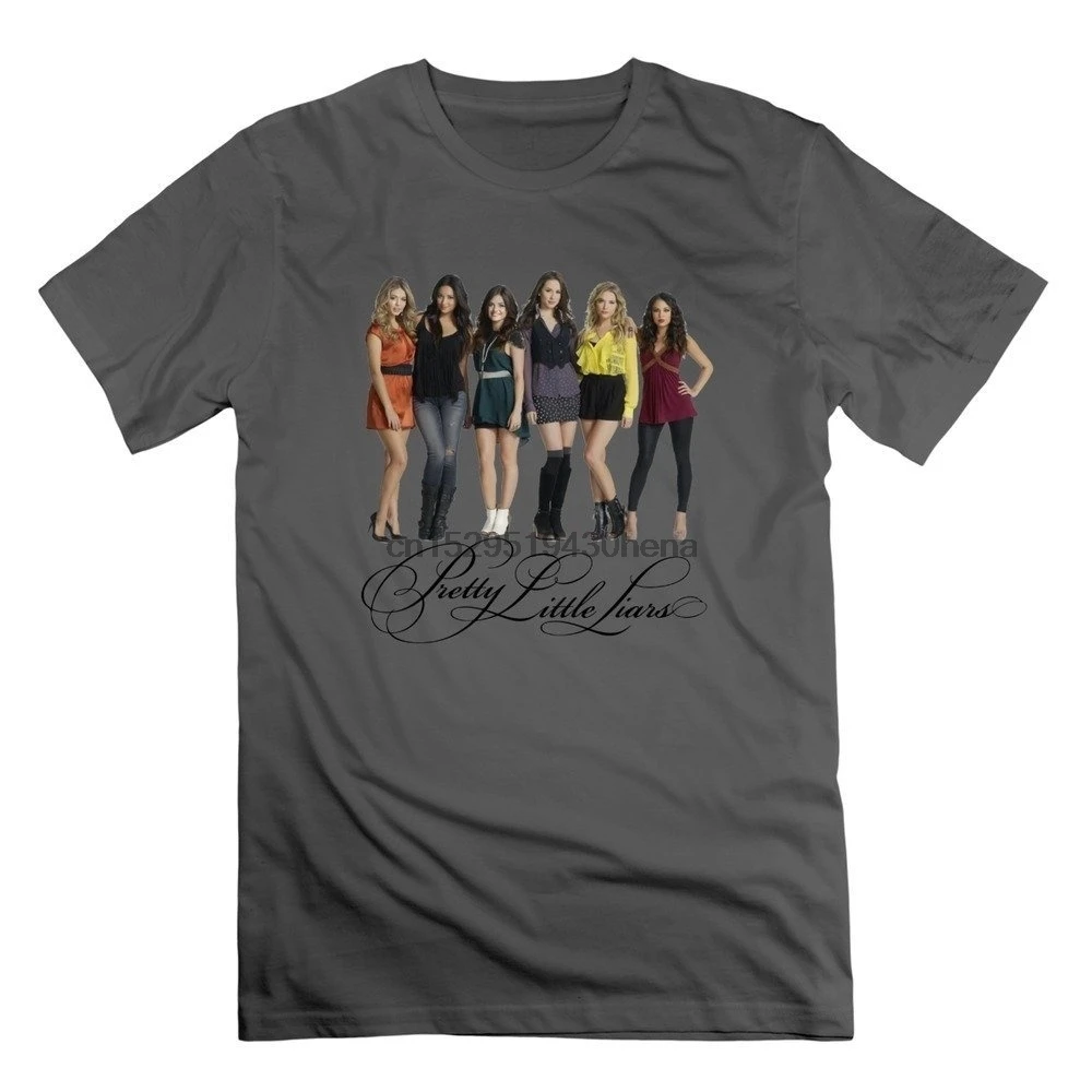 Драма ТВ сериал Pretty Little Liars постер унисекс модная забавная футболка на заказ |