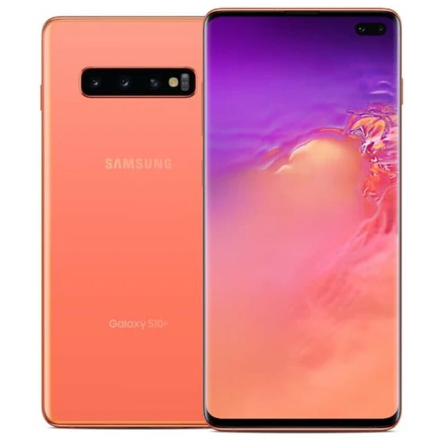 Samsung Galaxy S10+ S10 Plus G975U G975U1 6.4" 8GB RAM 128GB ROM Octa Core Snapdragon 855 NFC LTE Original Unlocked Mobile Phone 6