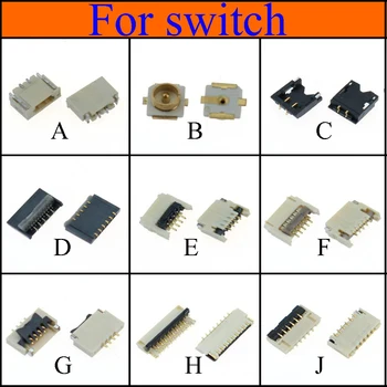 

YuXi Replacement Parts For Nintend Switch NS Joy Con /Joy-Con PCB Board Flex Cable Connector Socket Clip Spare parts