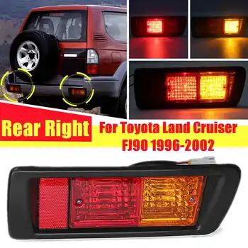

2x Rear Bumper Reflector Light Lamp Warning Brake Taillight for Toyota Land Cruiser Lc90 FJ90 1996 1997 1998 1999 2000 2001 2002