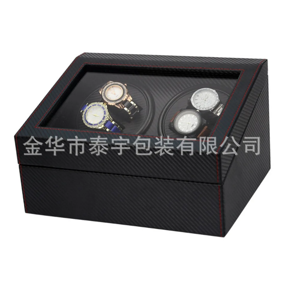 

Watch Winder Carbon Fiber Watch Winder Analog Watch Automatic Watch Winder 4 + 6 Watch Winder Electric Watch Box ma da he