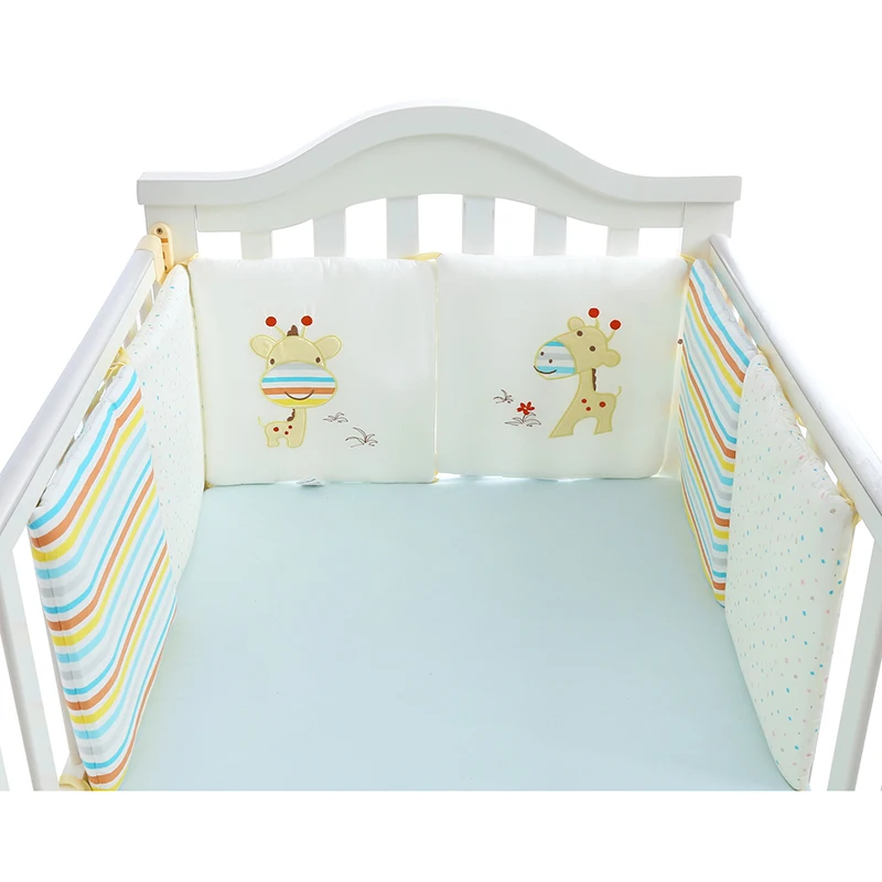 Baby Products Online - 6pcs Baby Bed Bumper Cute Animal Star