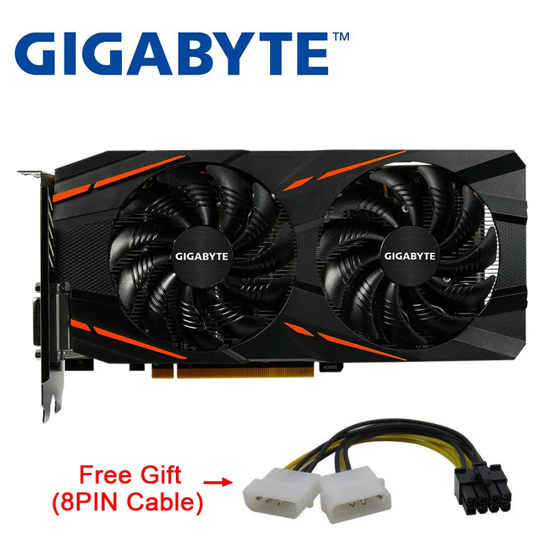 

Gigabyte Radeon RX580 Powered Graphics Card 8G By Radeon Intuitive AORUS Graphics Engine 256 Bit 8GB AMD PC Graphic Card