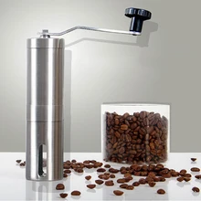 Кофемолка мини из нержавеющей стали ручной работы кофейные зерна кофейные мельницы мельница для шафрана кухонная утварь