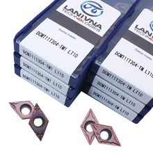 

10PCS DCMT11T304-TM1 DCMT11T304-TM LT10 Carbide Inserts Internal Turning Tool High Quality DCMT CNC Lathe For Metal Cutting Tool