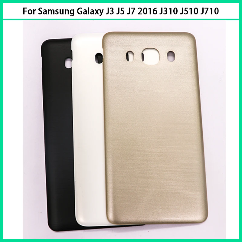 Новинка для Samsung Galaxy J3 J5 J7 2016 J310 J510 J710 пластиковая батарея задняя крышка дверь
