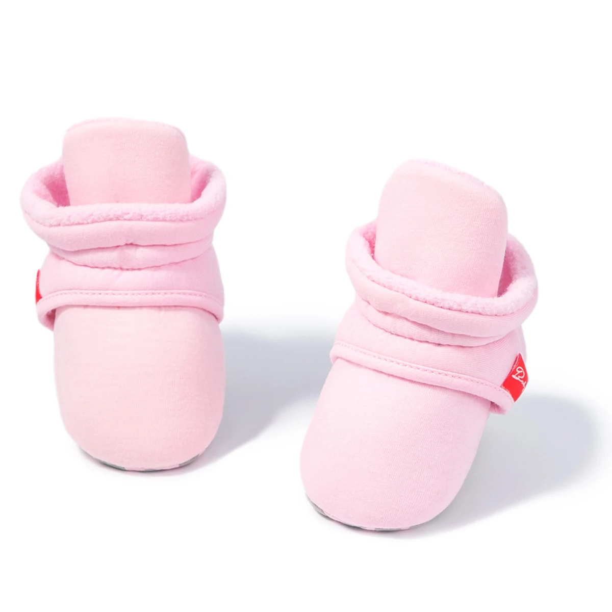 Baby Shoes KIDSUN Baby Girls Sock Shoes Infant Boys Autumn Winter Solid Color Cotton Sole Anti-slip Flat Toddler Crib First Walkers