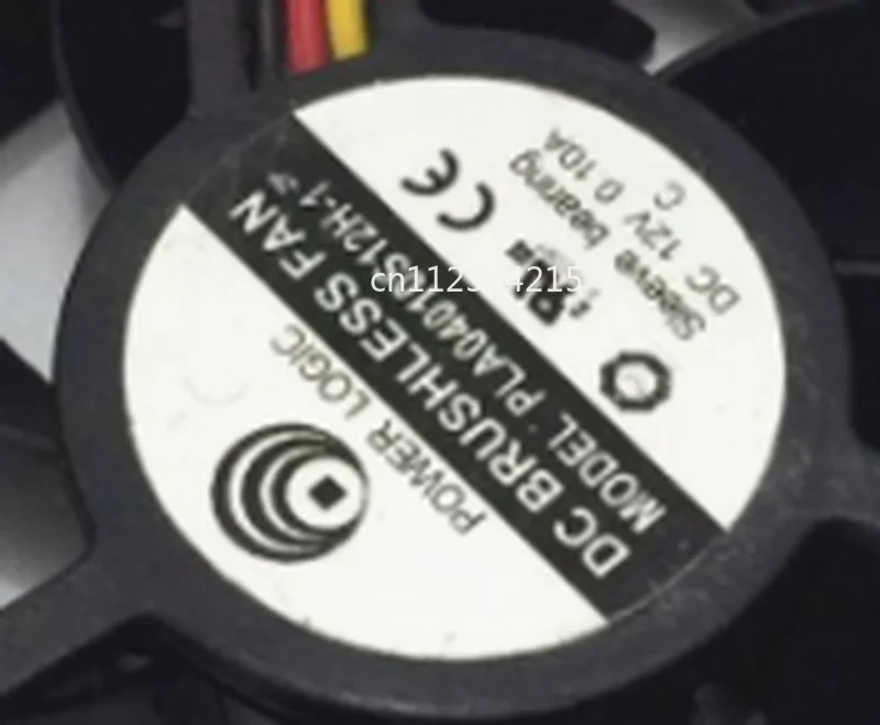 Для Power Logic PLA04010S12H-1 DC 12V 0.10A 40x40x10 мм 3-сервера провода Охлаждающий вентилятор