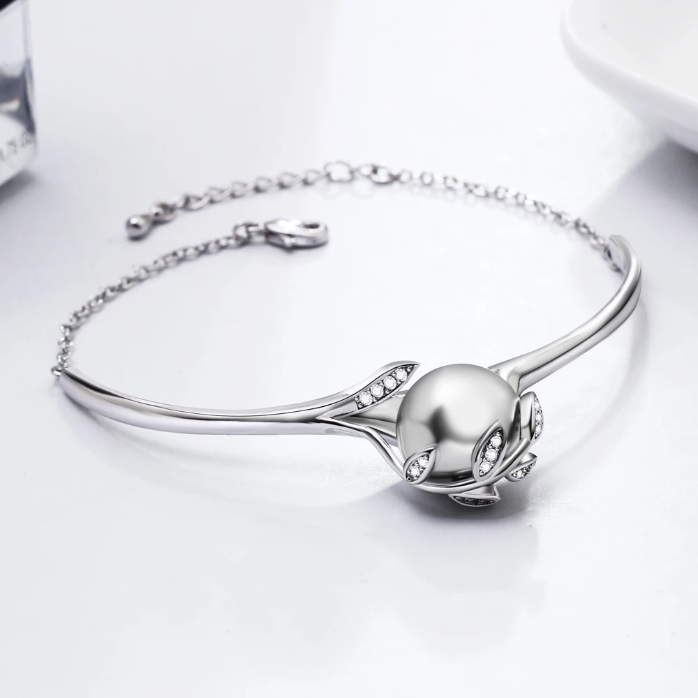 silver plate jewelry sets pearl (2)