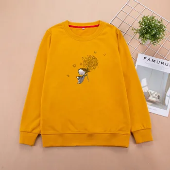 

Women's round neck cotton long-sleeved sweater women's plus size casual sweater 2020