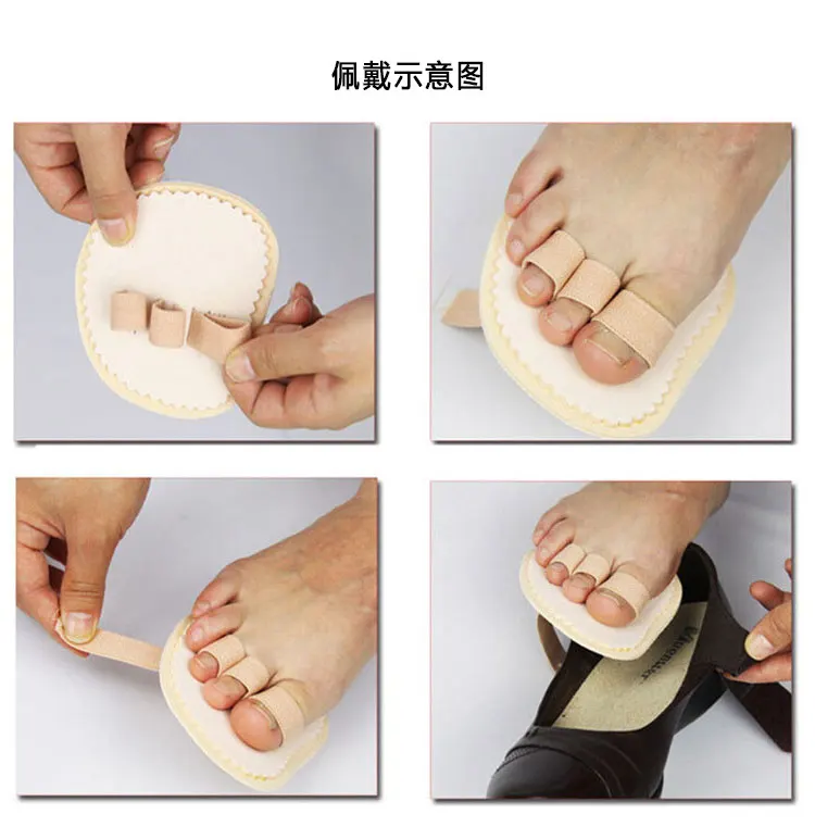 Toe Curved Brace Claw Toe Hammer Hammertoes Two Toes Straightening Transformation Overlap Correction of Hallux Toe Valgus Adult