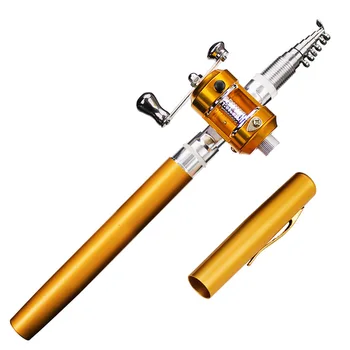 

All metal pen fishing rod fishing rod fishing reel set 1.6M shrimp rod short joint
