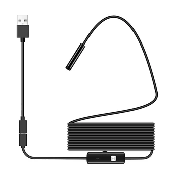 

8mm HD USB Endoscope Camera 5M Android Mobile Computer General Auto Repair Unlock Air Conditioner Maintenance Camera