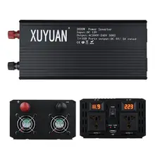 XUYUAN бытовой инвертор 12 V-220 V 2000W трансформатор напряжения цифровой Чистая синусоида Инвертор с кондиционированием