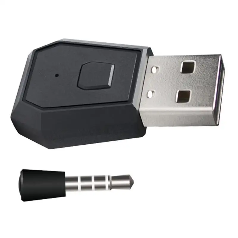 Горячая Распродажа USB приемник адаптер тонкий дизайн 3,5 мм USB Bluetooth Ключ адаптер для PS4 контроллер геймпад Bluetooth гарнитуры