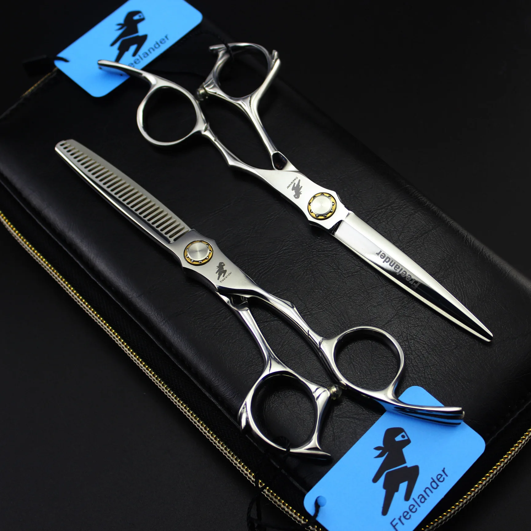 Hairdressing Scissors 6" JP 440c Steel bearing screw Thinning Shears Cutting Scissors Professional Barber Scissors Hair Shears