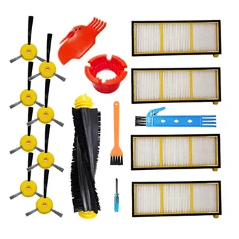 

18Pcs for Shark Rv700 Rv750 er Accessories Side Brush Filter Combination Set