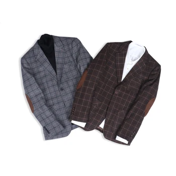 

Office Business Men Blazer Single Vintage Plaid Winter Blazers Men Suits Big Size Erkek Blazer Ceket Mens Casual Suit YY50MB
