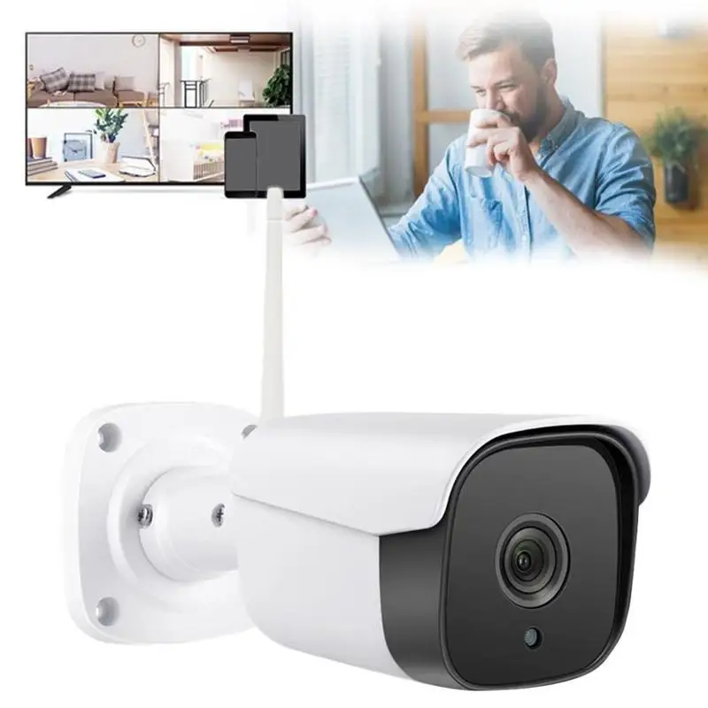 

H.265 2 MP Surveillance Cameras Plastic Bullet Camera Smart Wireless Hd Camera 24 Leds Nightvision