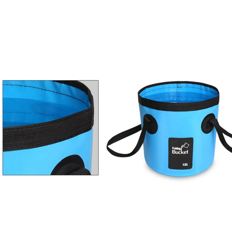 Water Pot Folding Basin Portable Washing Foot Soak Container Bucket Wash Bag