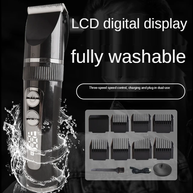 $US $35.56 2021 Nieuwe Tondeuse Voor Mannen Oplaadbare Elektrische Scheerapparaat Tondeuse Haar Snijmachine Baard Trimmer Snelle Lading