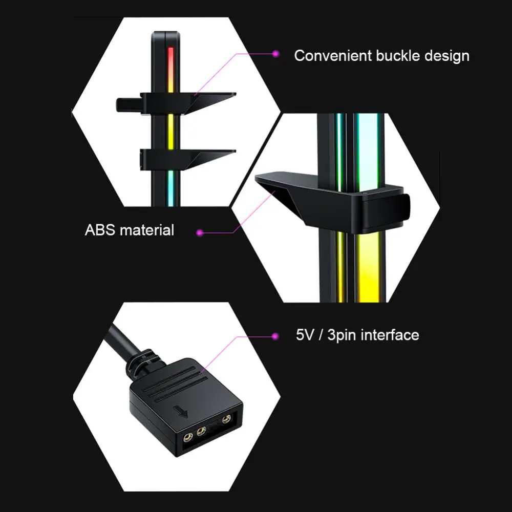 ׷ ī 귡Ŷ VGA Ȧ , ARGB Ʈ ׳ƽ GPU  ī,   ,  ī Ȧ, 5V 3 