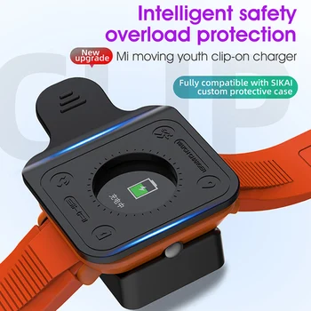 

Clips Quick Cord Charger For xiaomi Amazfit Bip Lite Smart Watch Anti-overload Data Cable Adapte Charging For Amazfit Bip Youth