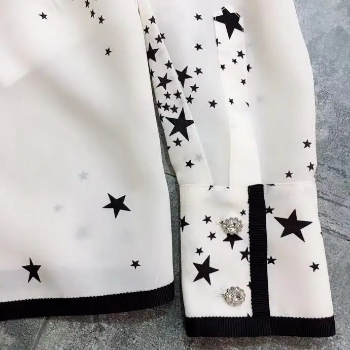 AH12382, модные женские блузки и рубашки,, Подиумные, Роскошные, известный бренд, Европейский дизайн, вечерние, стильная женская одежда