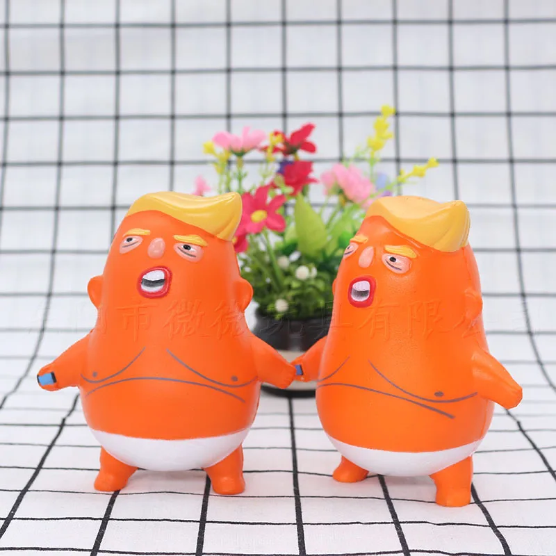 Сжимаемые игрушки снятие стресса игрушка Моделирование Трамп медленный отскок мягкий мультфильм медленный отскок имитация персонажа Трамп игрушка