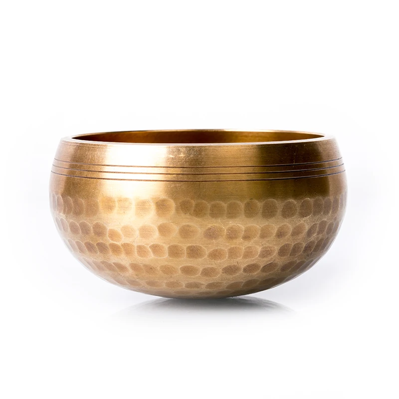 Craft Buddha Bowl Earthenware Basin Tibetan Manual Tapping Metal Bowl Nepal Singing Bowl Religious Meditation Singing Bowl