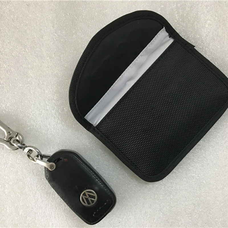 Faraday автомобильный брелок сигнальный блок сумки Кредитная карта RFID сигнальная экранирующая сумка крышка брелок ключ для защиты конфиденциальности BAG1069