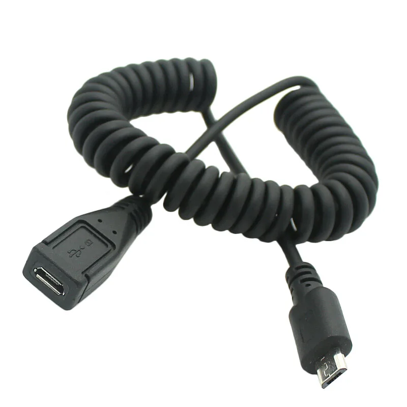 Кабель удлинитель Micro USB вверх и вниз влево вправо 90 градусов штекер гнездо длина 1