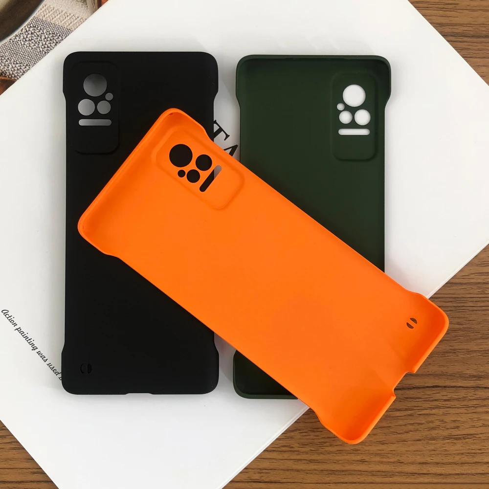 Rahmenloses, mattes Gehäuse in Bonbonfarbe für Xiaomi Civi 5G, schlanke, harte PC-Stoßstangenabdeckung_voghion.com