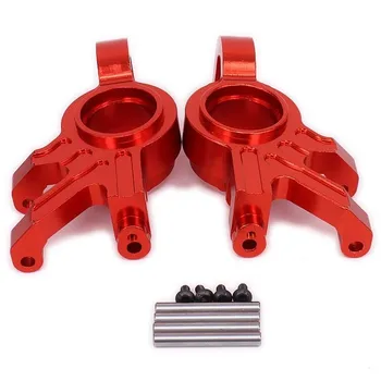

2 Pieces RC Car Upgrade Parts 1/5 Scale Models X-MAXX Monster Truck Aluminum Alloy Steering Hub Carrier(L/R) Trax TRA 7737