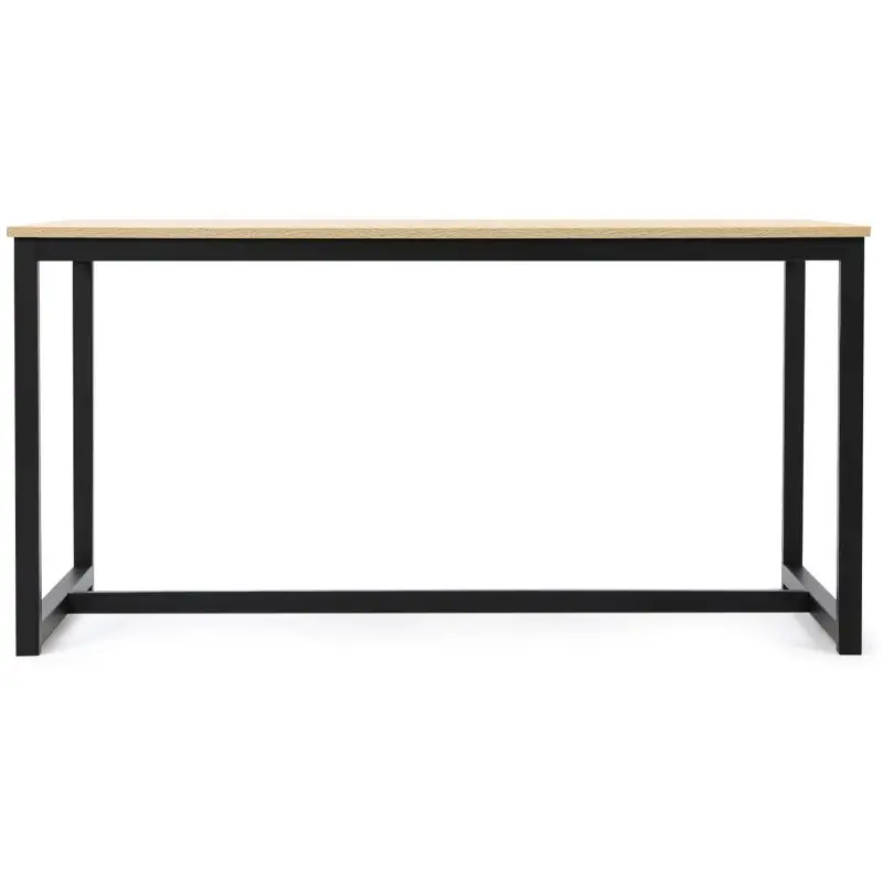 150 cm dining table industrial style wooden dining table with metal leg