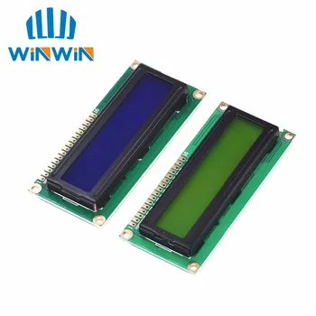 

Free shipping 10pcs 1602 16x2 Character LCD Display Module HD44780 Controller Blue/Green screen blacklight LCD1602 LCD monitor 1