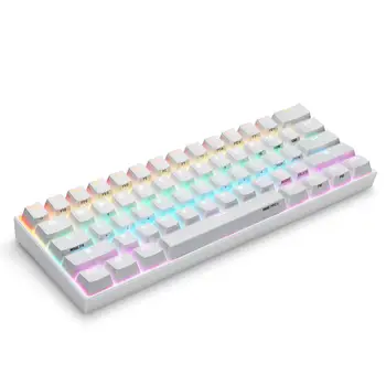 

ANNE Pro2 Red Blue Brown Switch Gaming Keyboard Mini Portable Wireless bluetooth 60% Mechanical Keyboard Detachable Cable