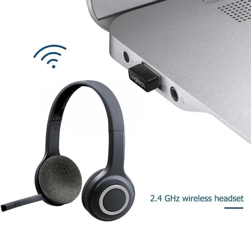 Logitech H600 headset wireless bluetooth headset headset portable microphone learning office headset 6